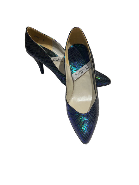 Vintage Fredelle Iridescent Pointed-Toe Heels – Size 8